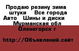 Продаю резину зима 2 штуки  - Все города Авто » Шины и диски   . Мурманская обл.,Оленегорск г.